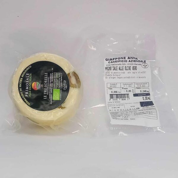 Pecorino BIO alle Olive (250g)