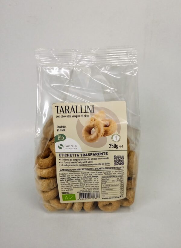 Tarallini BIO con olio E.V.O. (250g)